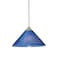 Besa Lighting Kona Cord Pendant, Blue Starpoint, Satin Nickel Finish, 1x50W Halogen 1XT-282484-SN - alternate 1